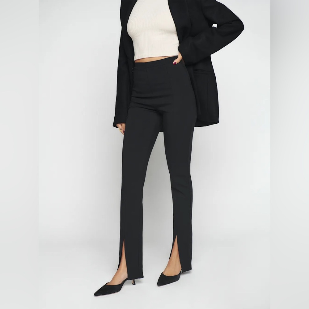 Reformation Petites Fletcher Pant in Black